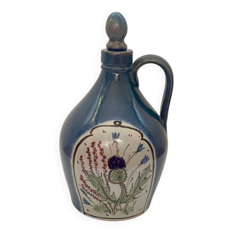 Carafe motif chardon Buchan Portobello en grès écossais