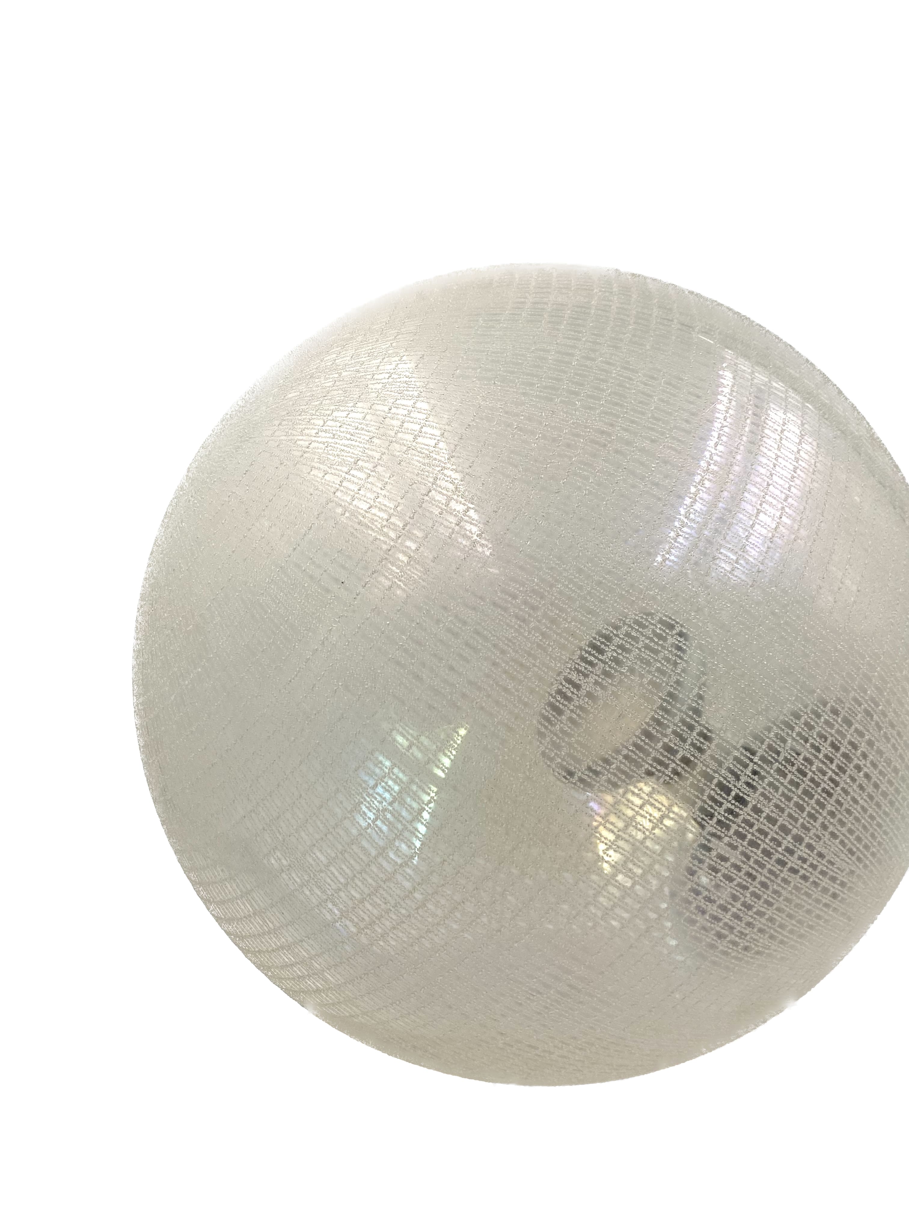 Murano glass spherical table lamp, Mazzega Italy 1970s