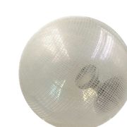 Murano glass spherical table lamp, Mazzega Italy 1970s