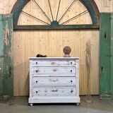 Patinated chest of drawers