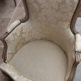 Paire de bergères de style Louis XV