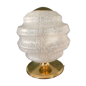 Lamp 70s glassware of Clichy