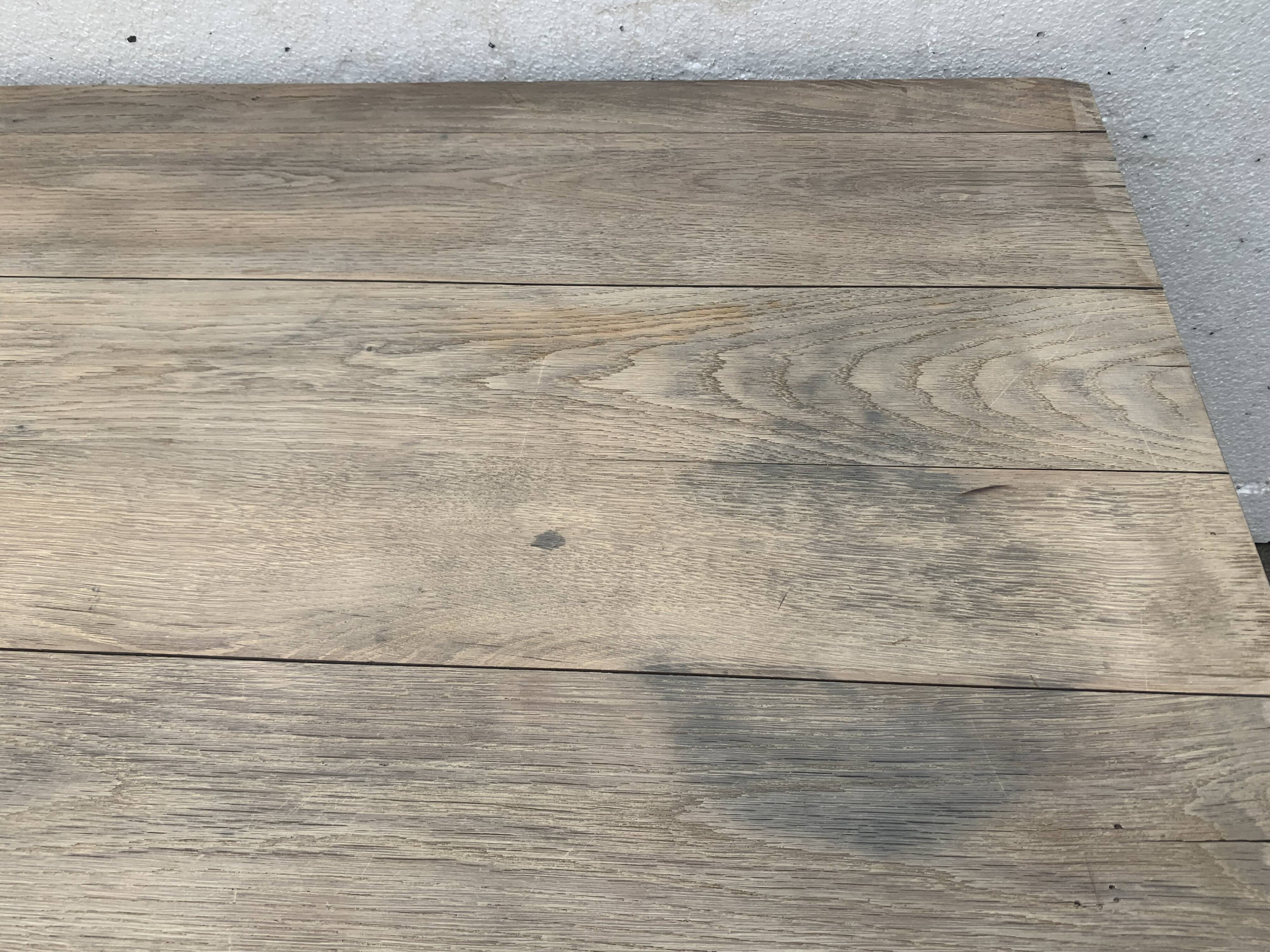 Lois XVI style desk in solid oak XX century