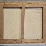 Charles Vaniscotte: oil painting on canvas / port in Brittany