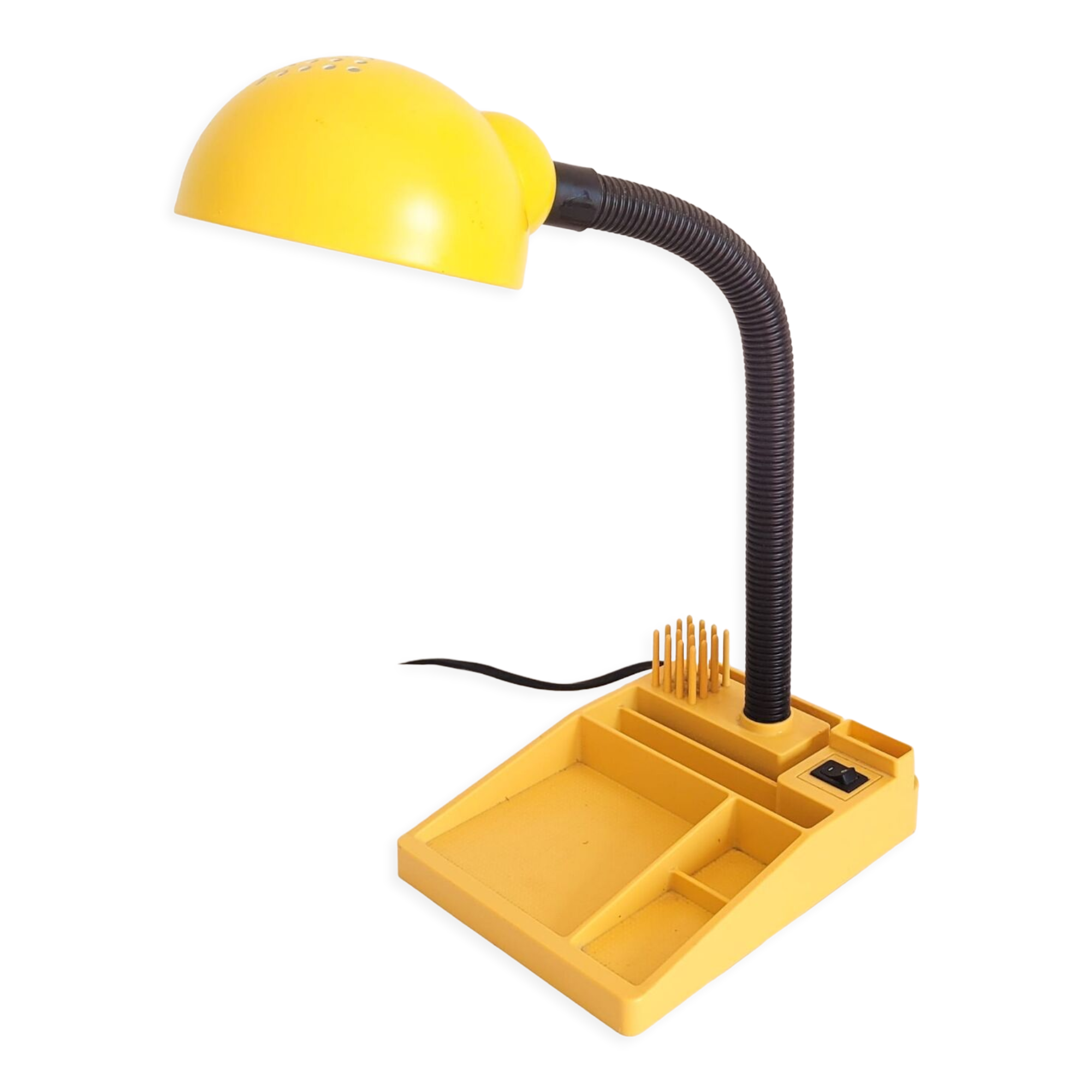 Vintage yellow desk lamp