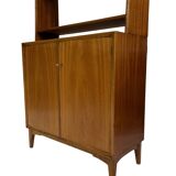 Vintage Wall Cabinet Bookcase Swedish Design 1960s
