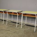 Vintage school benches, 60s, set of 3