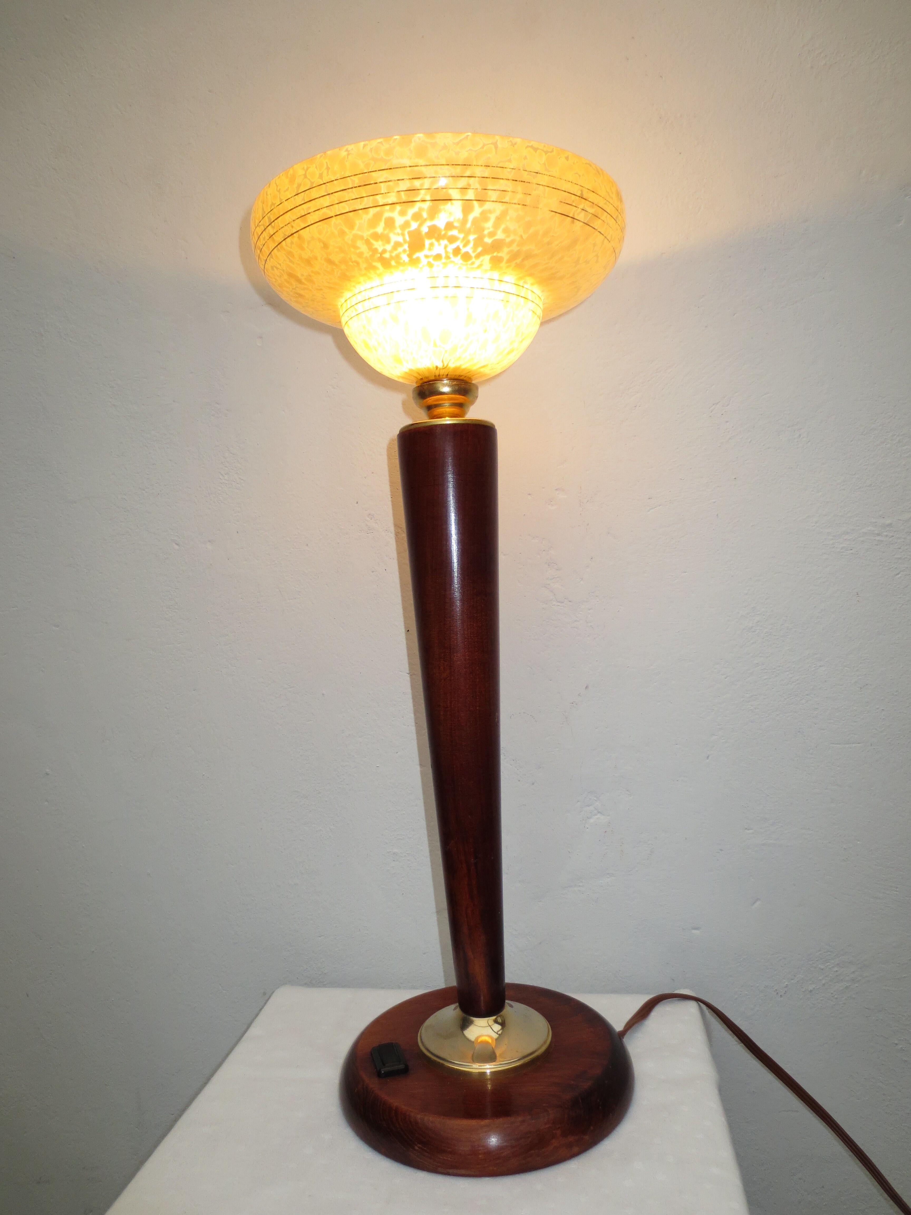 old art deco table lamp