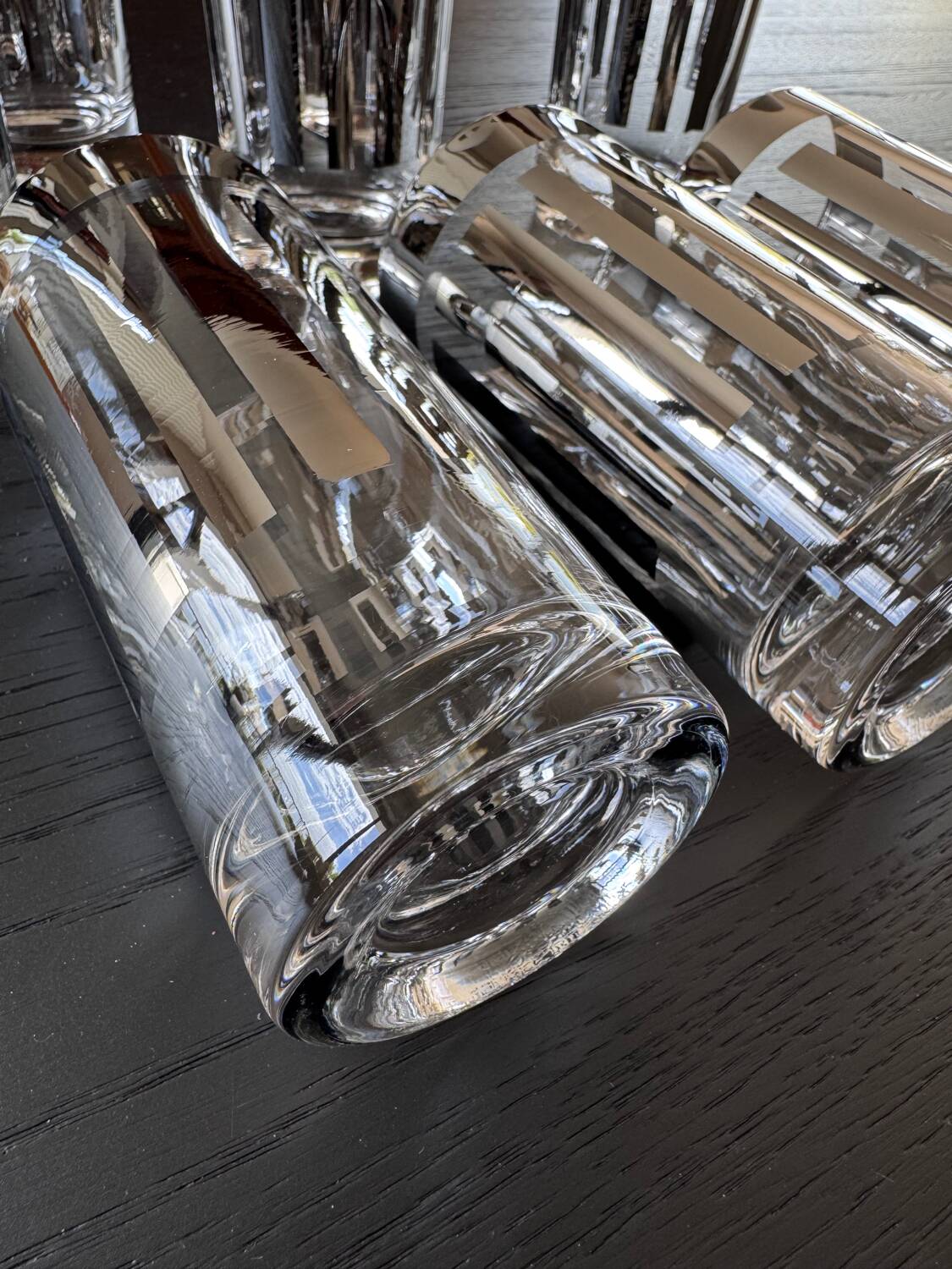Set of 8 Dorothy Thorpe glasses, circa 1950