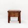 Tables de chevet ou table d'appoint rustiques en bois massif de style mid-century