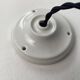 Old conical pendant in vintage opaline