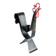 CANDLEHOLDER Metal Rooster Shape Suede VINTAGE