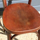 6 chaises Baumann dos large N°30 hêtre foncé