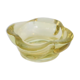 Nice empty yellow crystal pocket, vintage