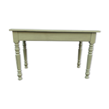 Painted wooden farmhouse table L120