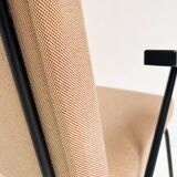 Cream Gispen 1407 armchair by Wim Rietveld, 1950s