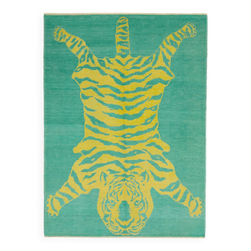Turkish Handknotted Wool Tiger Rug  188 cm x 257 cm