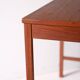 Table basse scandinave vintage en teck, années 1950-60