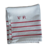 Old monogrammed tea towel