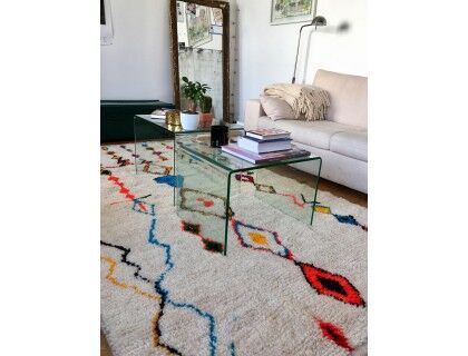 Colorful Berber carpet 245x140cm