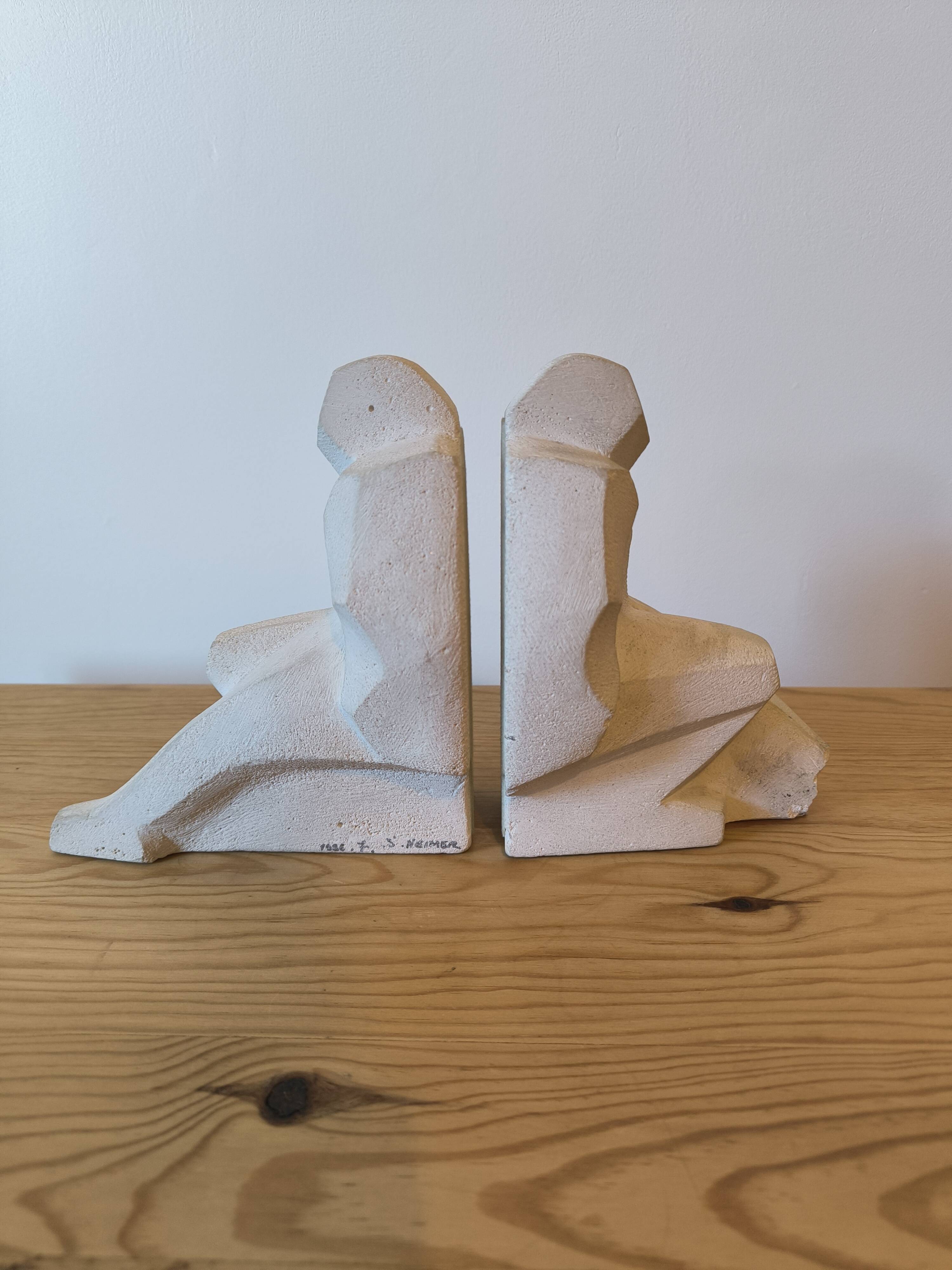 Pair of bookends Serge Neimer
