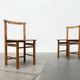 Mid-century wooden chair set of 2, 1960s