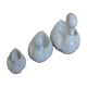 Lot de 3 cache-pots famille cygne