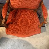 Walnut armchair louis XV