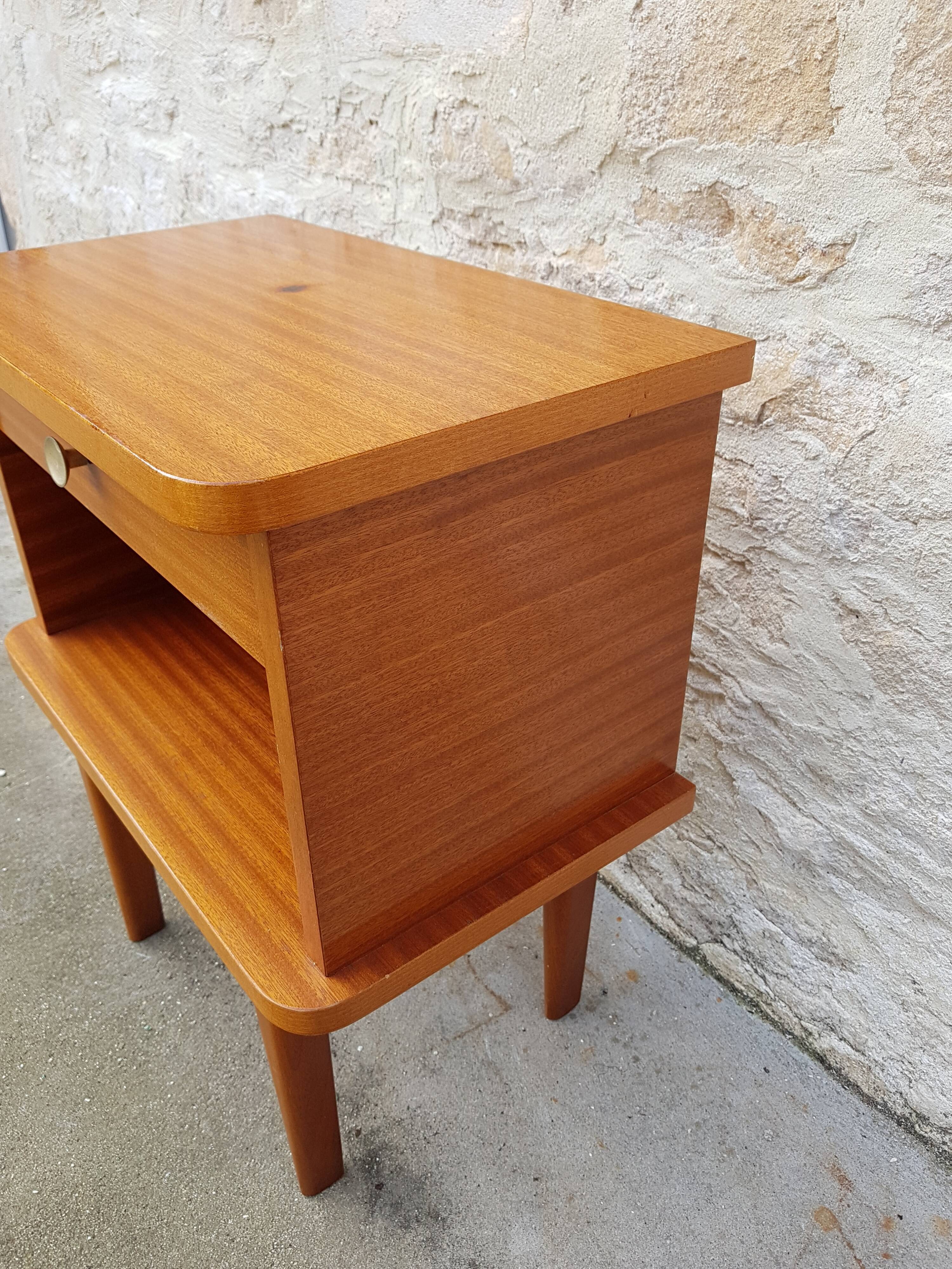 Bedside table a vintage drawer