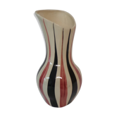 Pink and black vintage vase