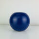 Blue ceramic round vase Asa West Germany, vintage