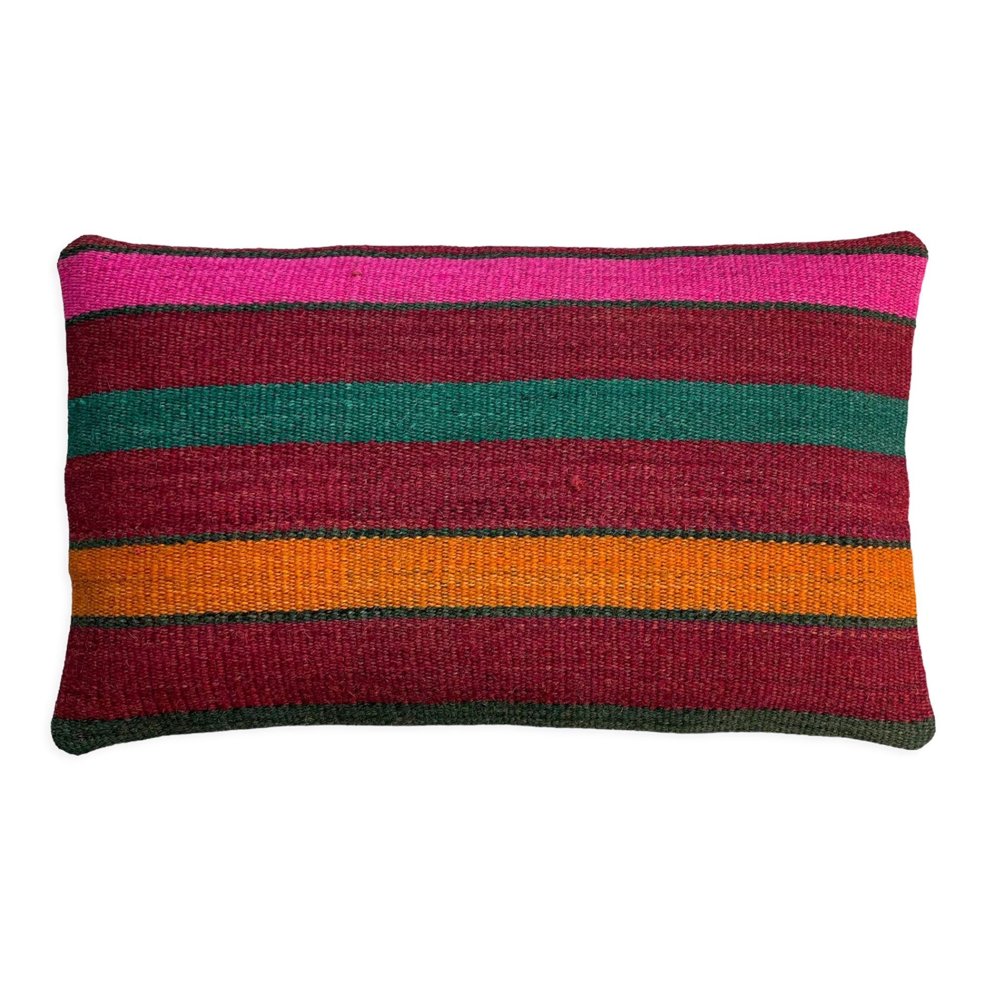 Vintage turkish handmade cushion cover , 30 x 50 cm
