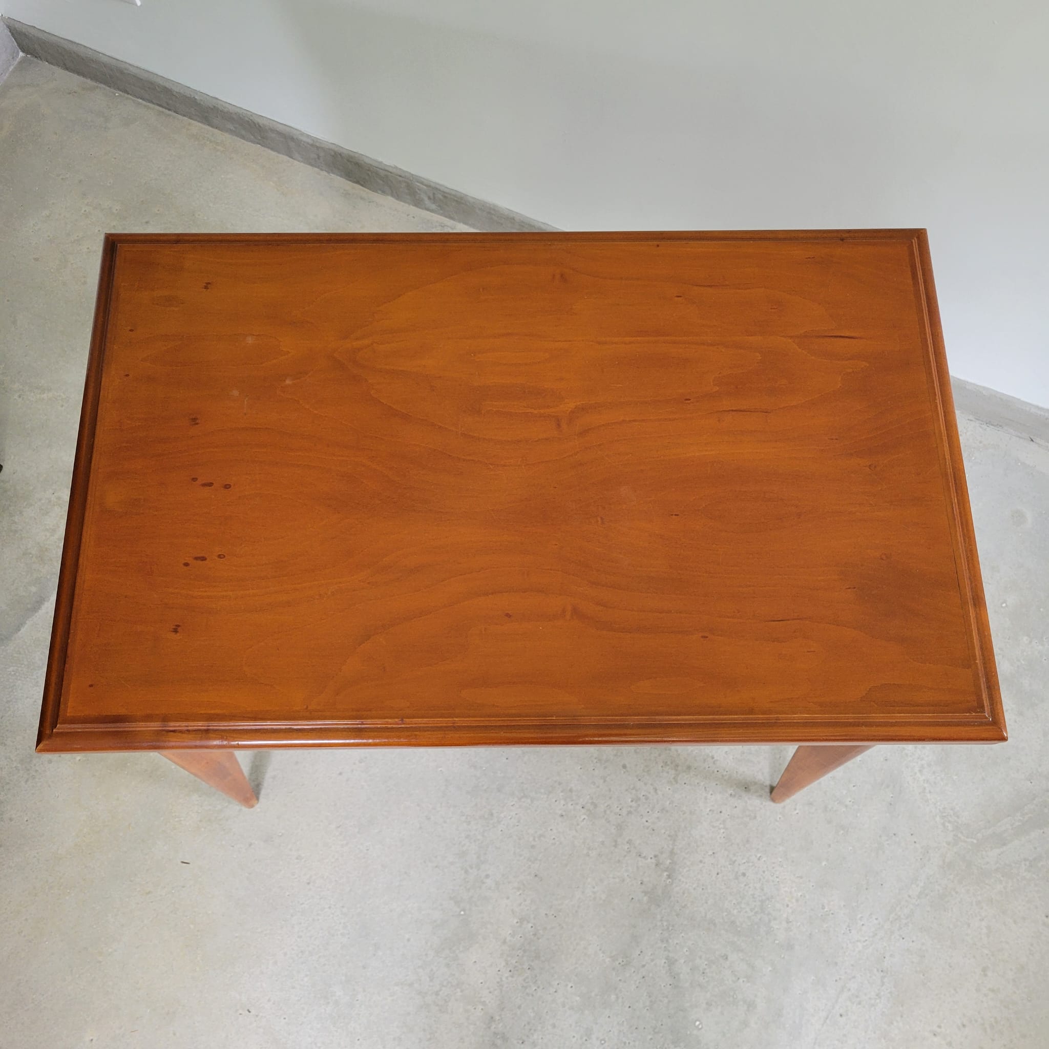 Mid-century Scandinavian compass leg coffee table