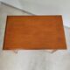 Mid-century Scandinavian compass leg coffee table
