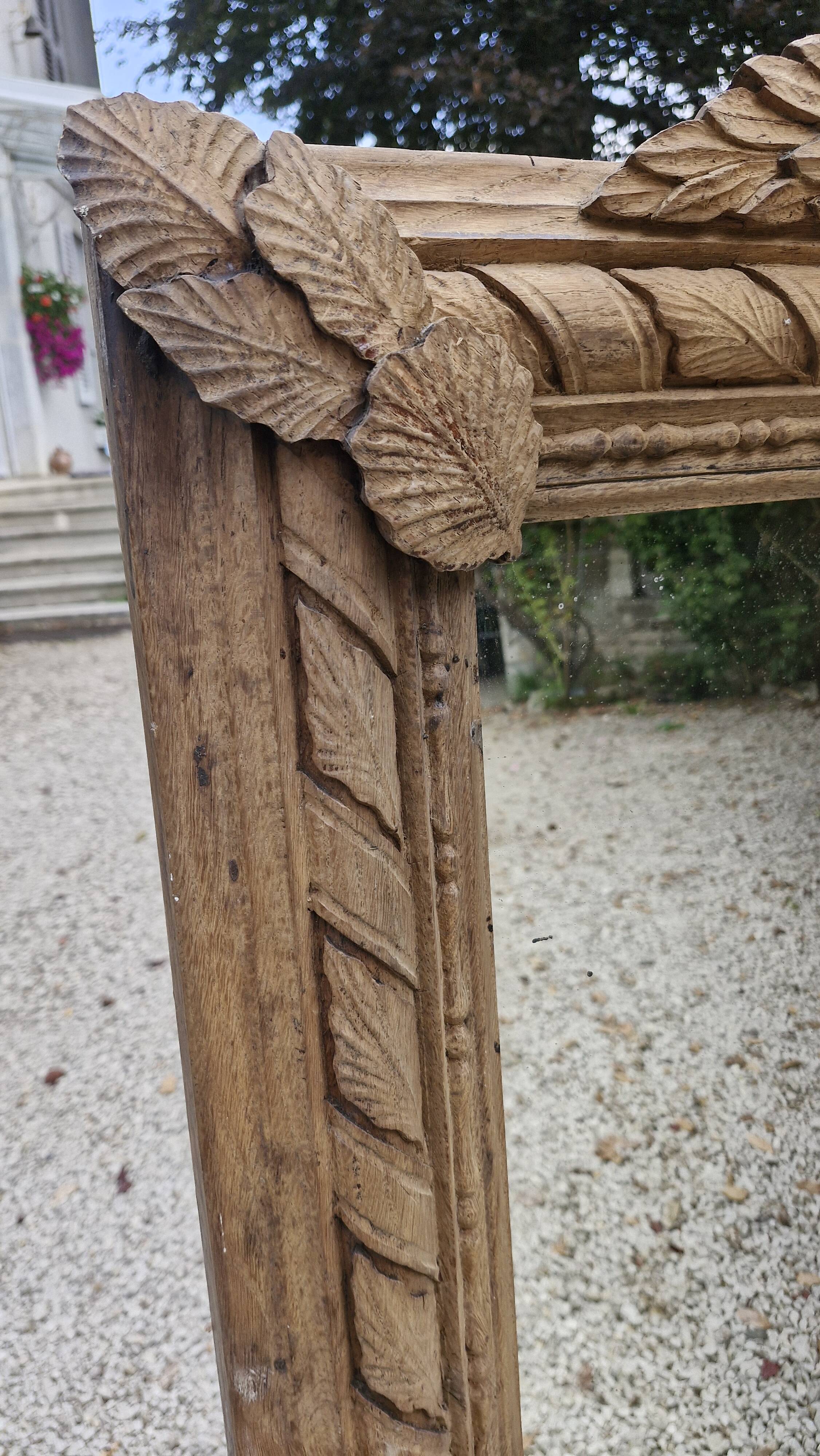 Raw wood mirror 19th Century