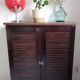 Mahogany bar cabinet