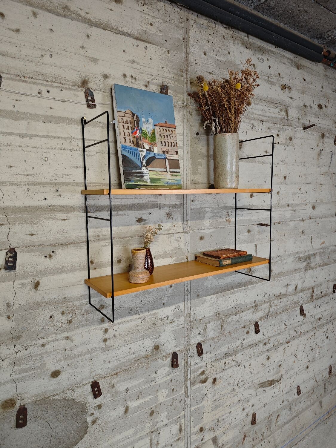 Vintage wall shelf