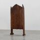 17th‑Century French Art Populaire Chestnut Cabinet with Gabled Top