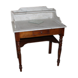 Marble and pine dressing table