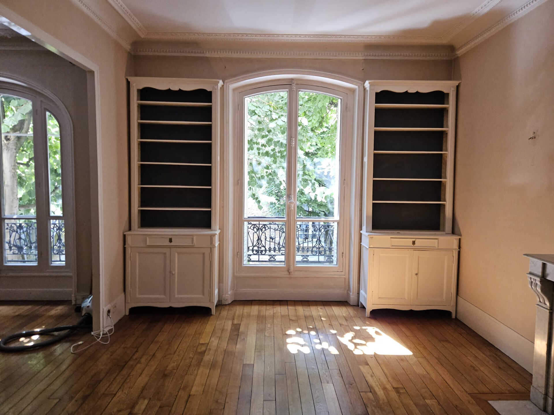 Pair of large Louis XV style bookcases