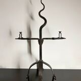 Large brutalist chandelier from the 60s