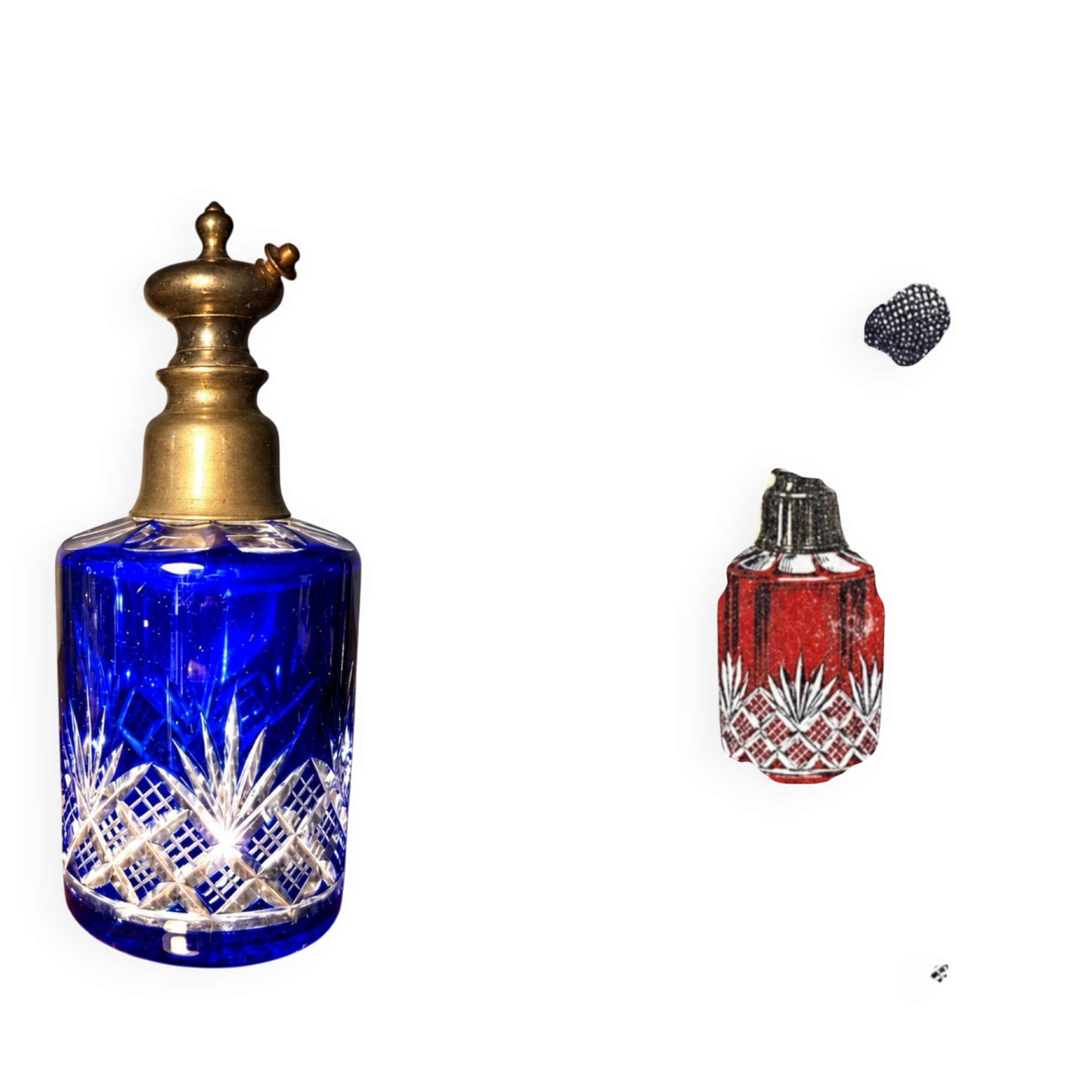 Flacon de décoration Baccarat pré 1936