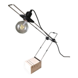 Fratelli Mannelli travertine desk lamp, 1970s