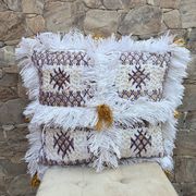 Berber kilim cushion cover: Moroccan wool cushion