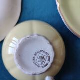 Colorful Trianon Céranord coffee service France