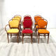 Set of 9 model 215 dining chair  for Thonet, Austria 1980s