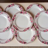 Dessert plates from Saint Amand