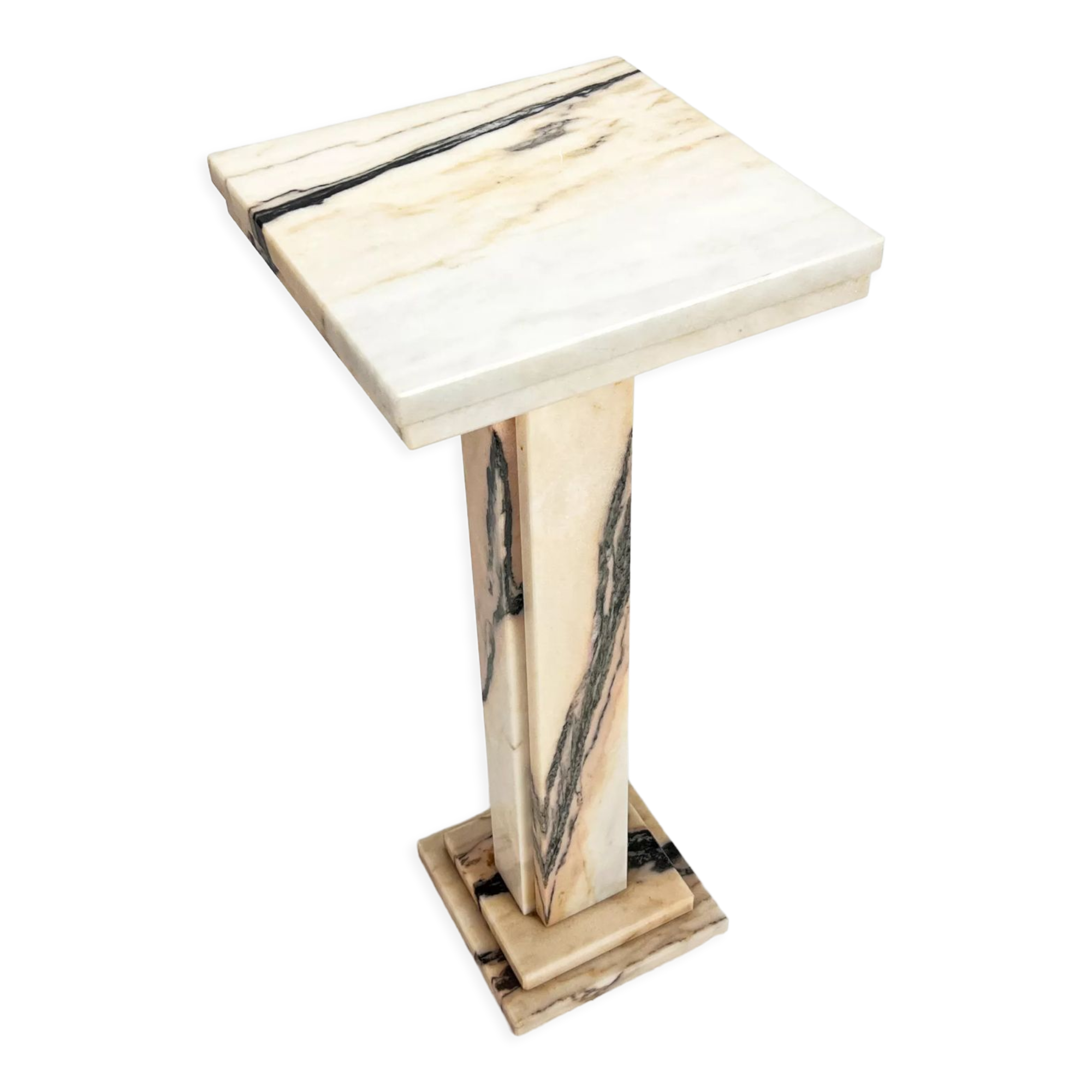 Vintage marble plant stand, 1960s