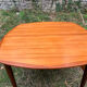 Table à rallonges bois vintage Années 60