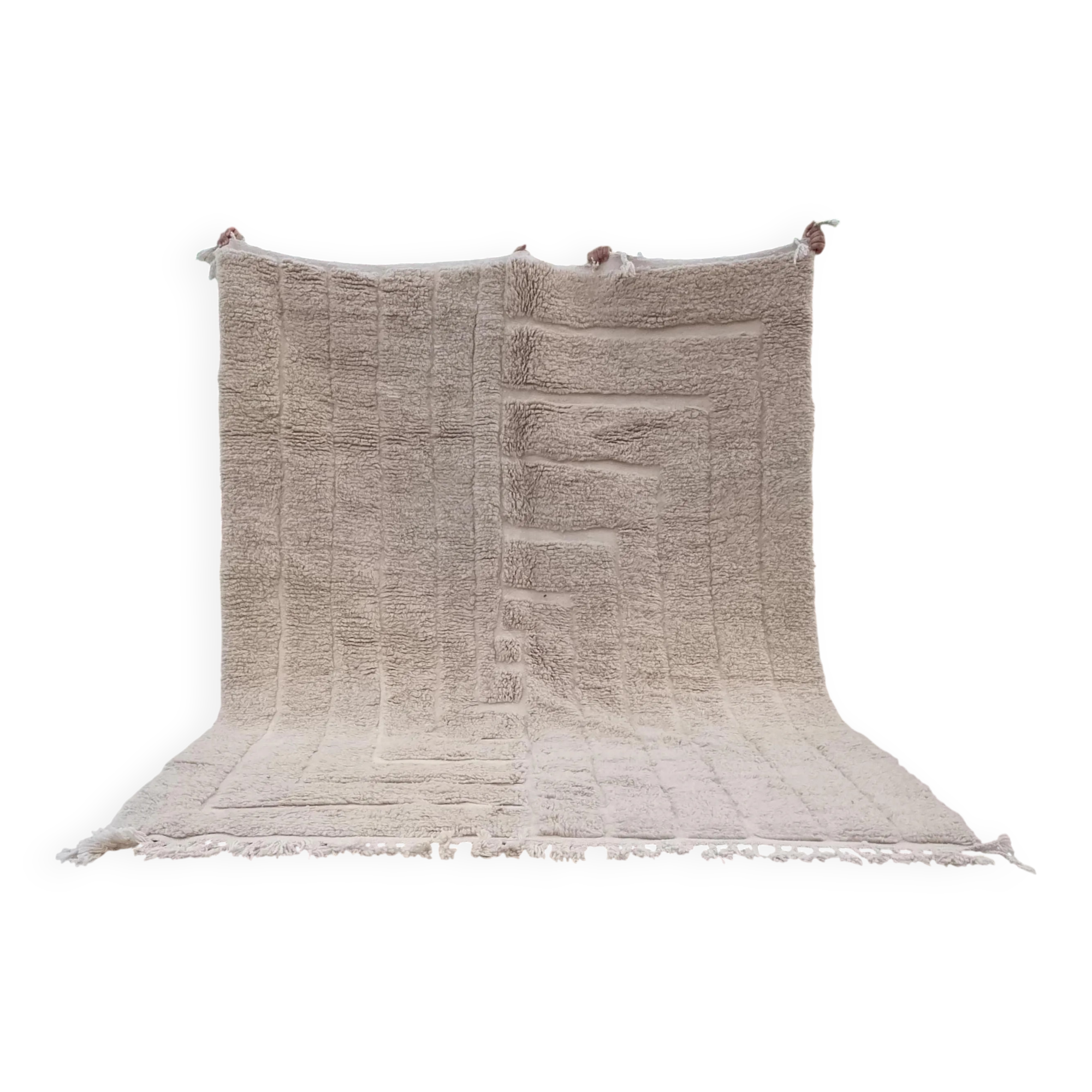 Superb Moroccan wool rug, handmade, dimensions 250x150 cm.